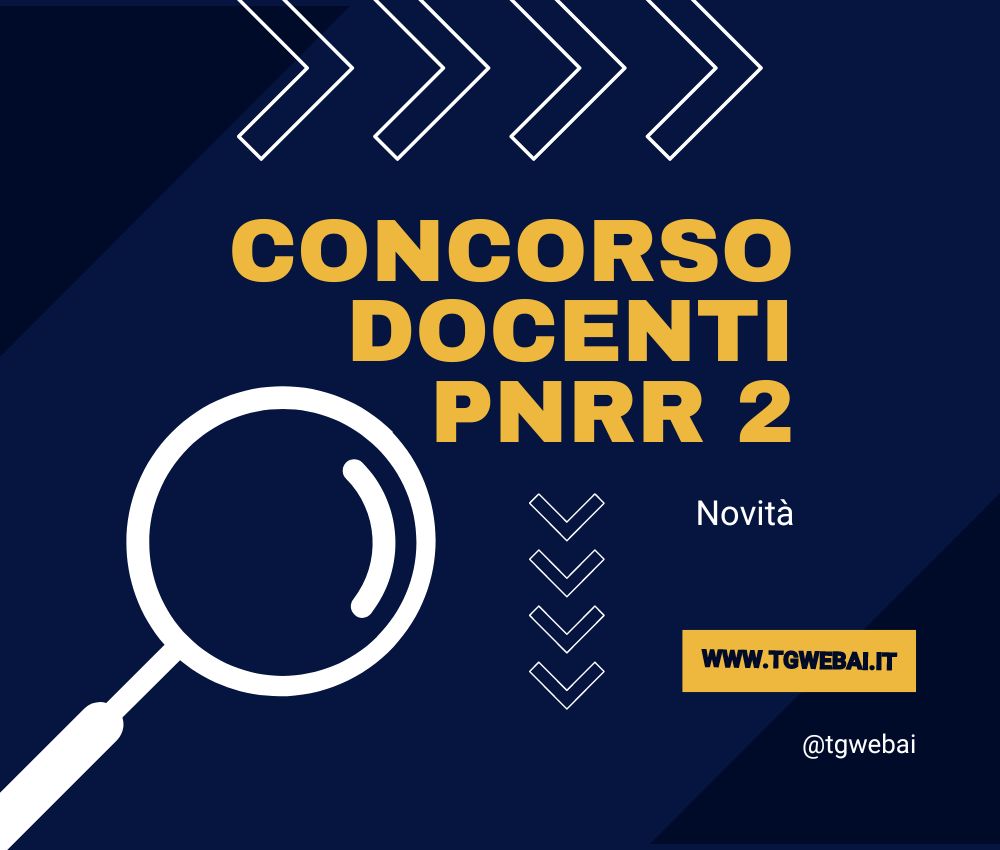 Concorso docenti PNRR 2